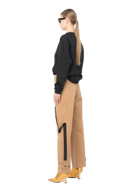 SWEATSHIRT WITH RHINESTONE NECKLACE PINKO | sweaters | 102294 A1CPZ99